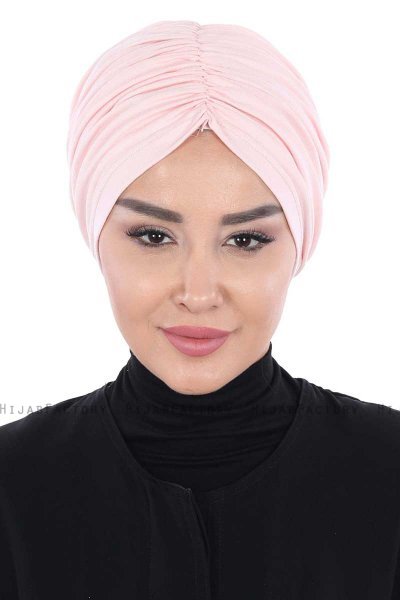 Jill - Oudroze Katoen Turban - Ayse Turban