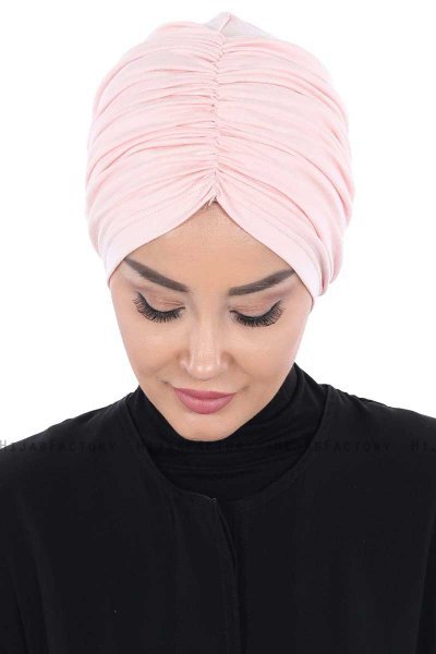 Jill - Oudroze Katoen Turban - Ayse Turban