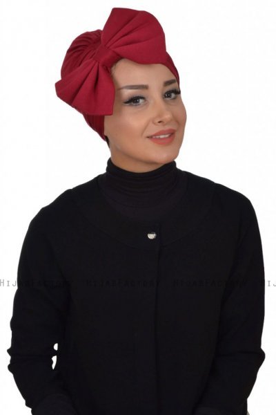 Julia - Bordeaux Katoen Turban - Ayse Turban