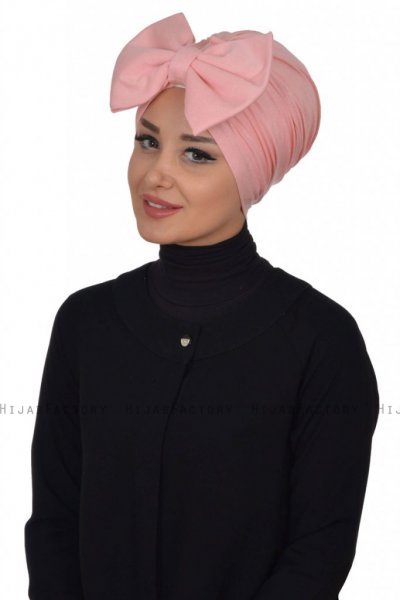 Julia - Oudroze Katoen Turban - Ayse Turban