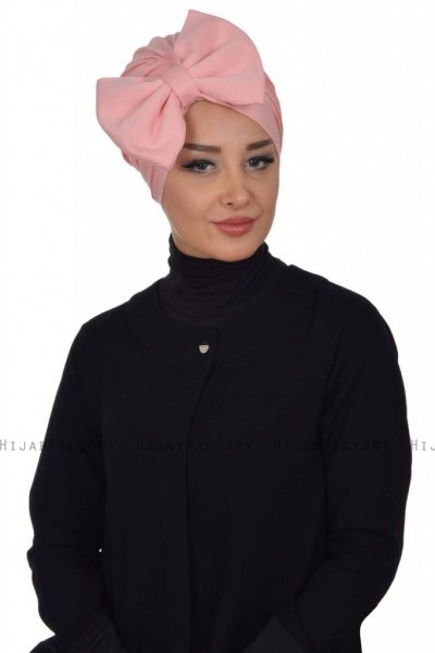Julia - Oudroze Katoen Turban - Ayse Turban