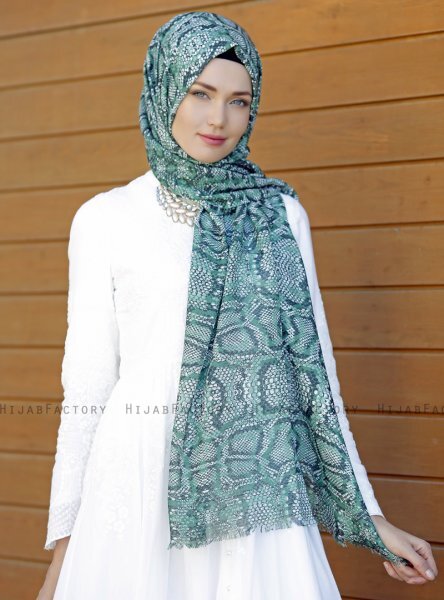 Dounia - Groen Gevormde Hijab