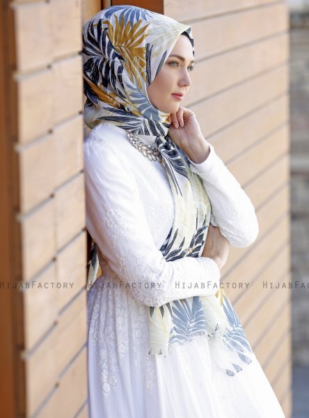Dounia - Mosterd Gevormde Hijab