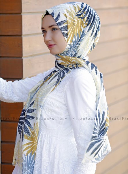 Dounia - Mosterd Gevormde Hijab