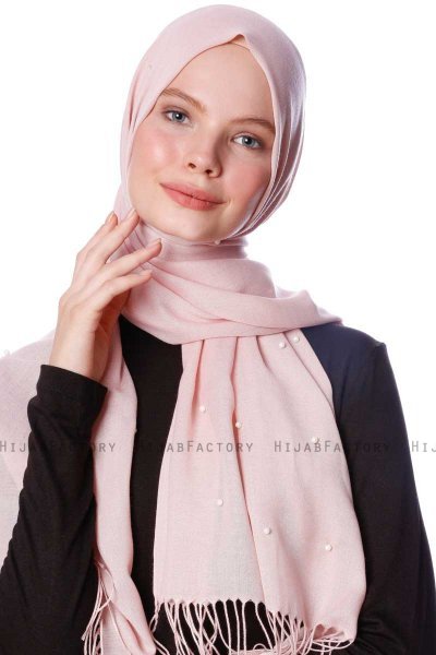 Kadri - Oudroze Hijab Met Parels - Özsoy
