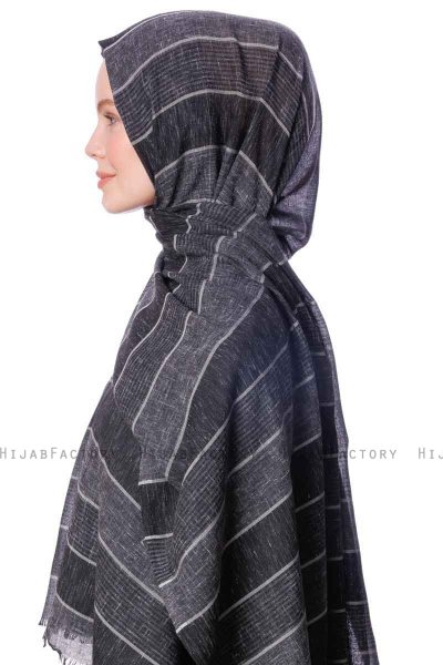 Kiral - Zwart Hijab - Özsoy