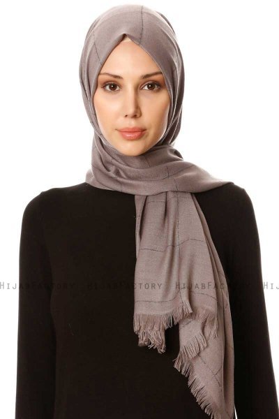 Kutlay - Grijs Hijab - Özsoy