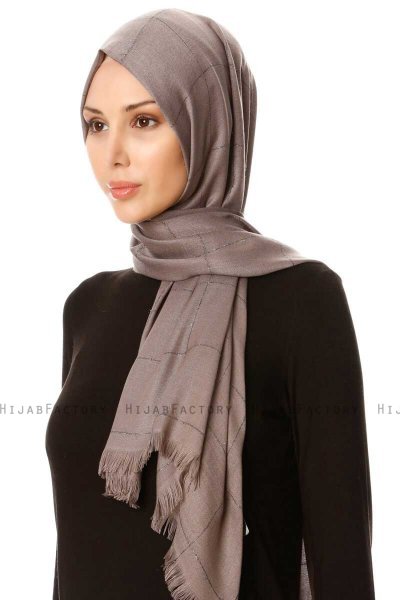 Kutlay - Grijs Hijab - Özsoy
