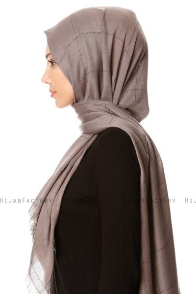 Kutlay - Grijs Hijab - Özsoy