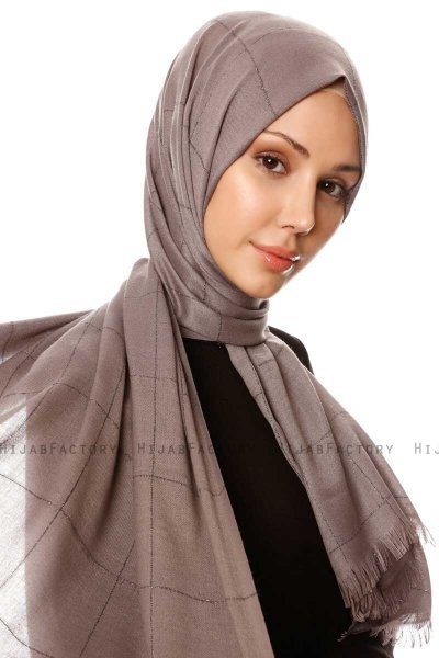 Kutlay - Grijs Hijab - Özsoy