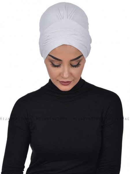 Linda Vit Bomull Turban Ayse Turban 321902d