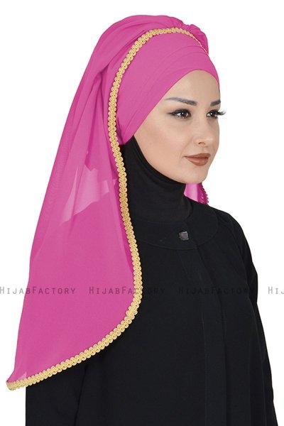 Louise - Fuchsia Praktisch Hijab - Ayse Turban