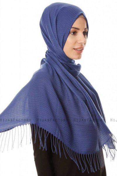 Lunara - Marineblauw Hijab - Özsoy