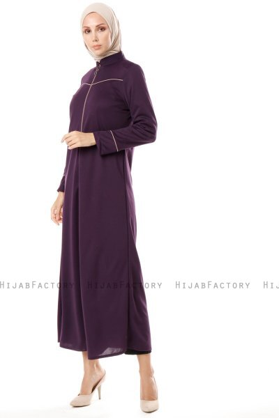 Lylah - Purper Abaya - Miss Cazibe