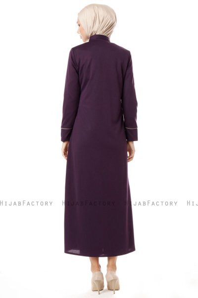 Lylah - Purper Abaya - Miss Cazibe