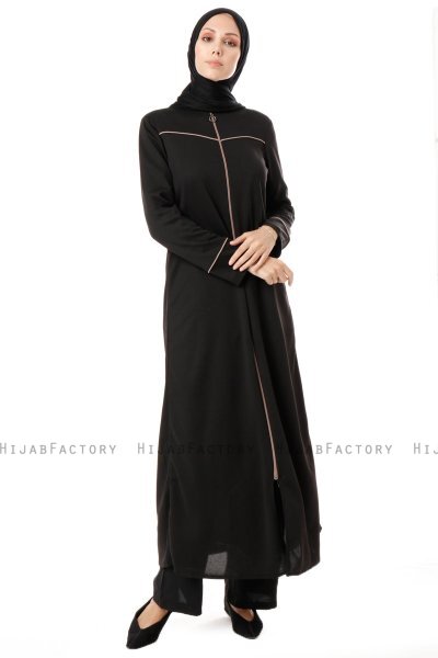 Lylah - Zwarte Abaya - Miss Cazibe