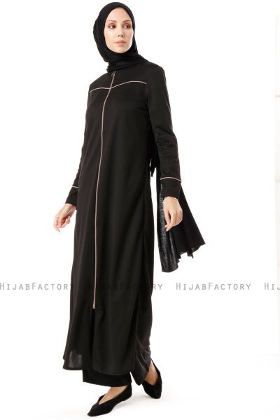 Lylah - Zwarte Abaya - Miss Cazibe