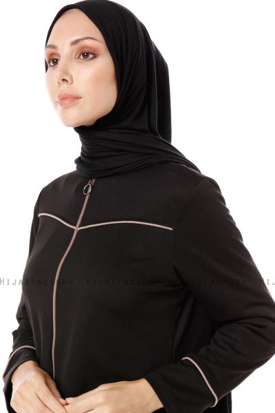 Lylah - Zwarte Abaya - Miss Cazibe