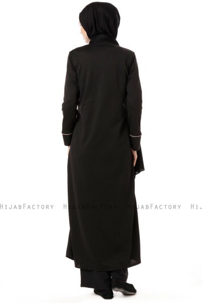 Lylah - Zwarte Abaya - Miss Cazibe