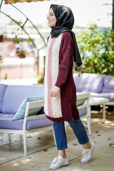 Maeve - Bordeaux Tuniek - Insirah