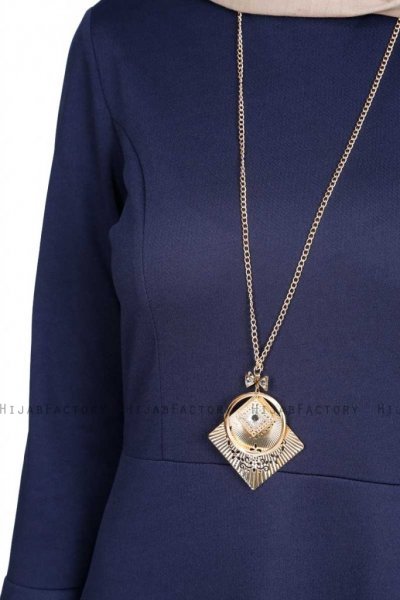 Maryam Marinblå Modest Klänning Miss Halima 280266d