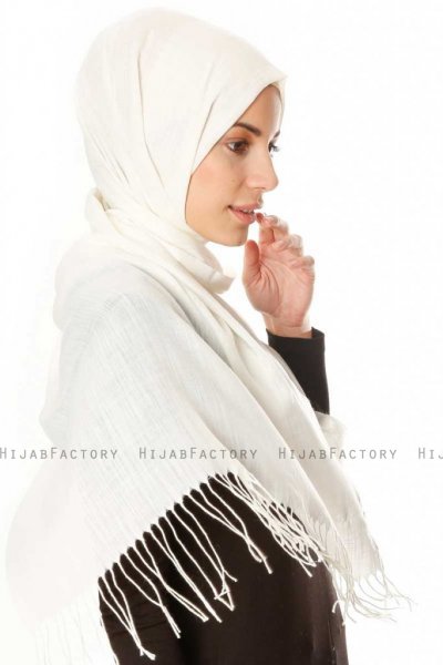 Meliha - Offwhite Hijab - Özsoy