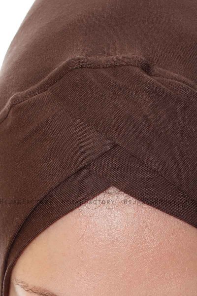 Mia - Bruin Al Amira One-Piece Hijab - Ecardin