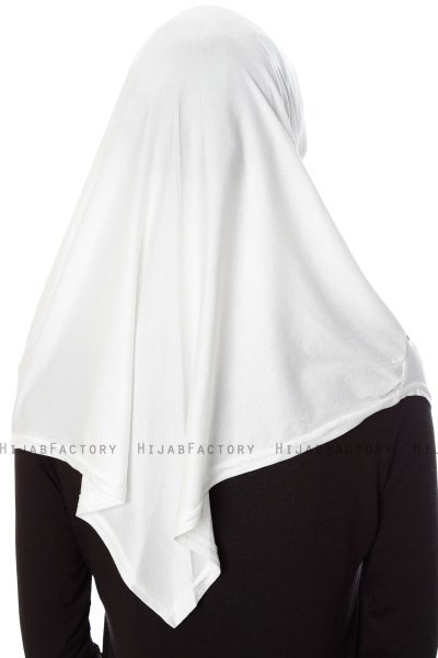 Mia - Creme Al Amira One-Piece Hijab - Ecardin