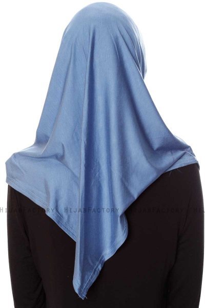 Mia - Indigo Al Amira One-Piece Hijab - Ecardin