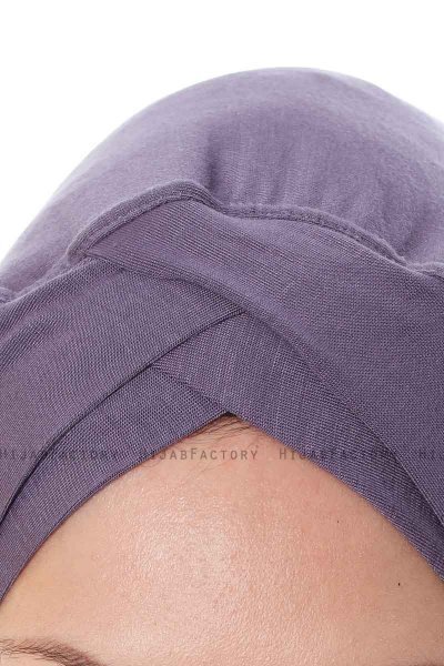 Mia - Purper Al Amira One-Piece Hijab - Ecardin
