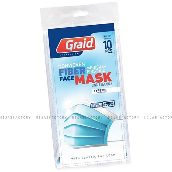 Mondmasker CE-gemarkeerd IIR 10-pack - Graid