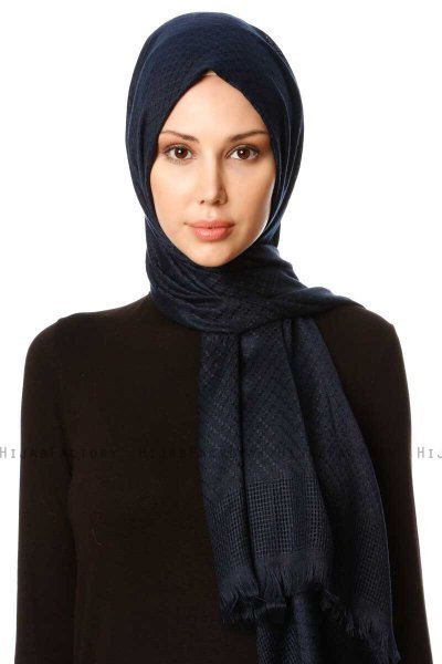 Nalini - Marineblauw Hijab - Özsoy