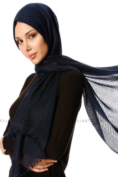 Nalini - Marineblauw Hijab - Özsoy