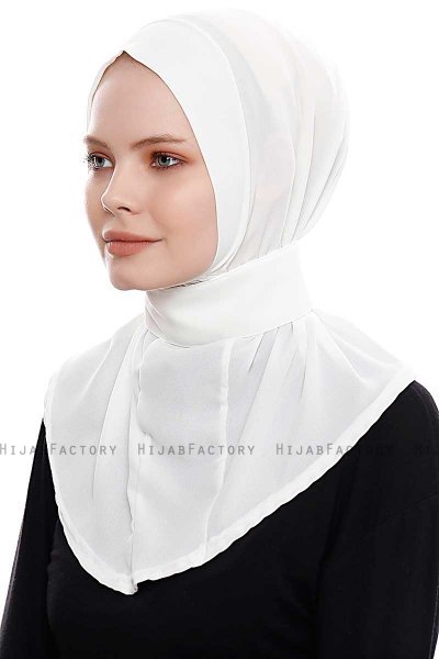Narin - Creme Praktisch One Piece Crepe Hijab