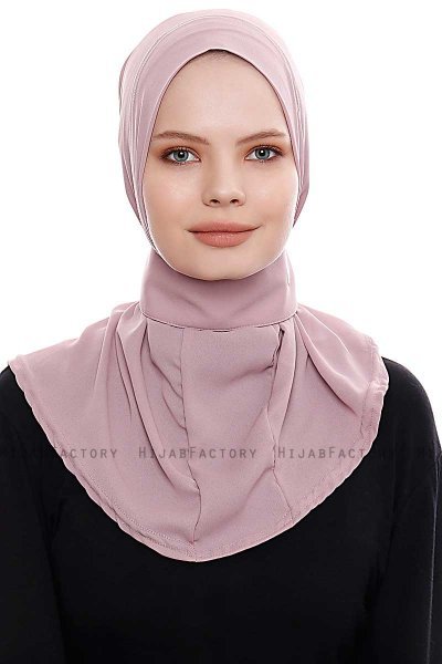 Narin - Donker Roze Praktisch One Piece Crepe Hijab