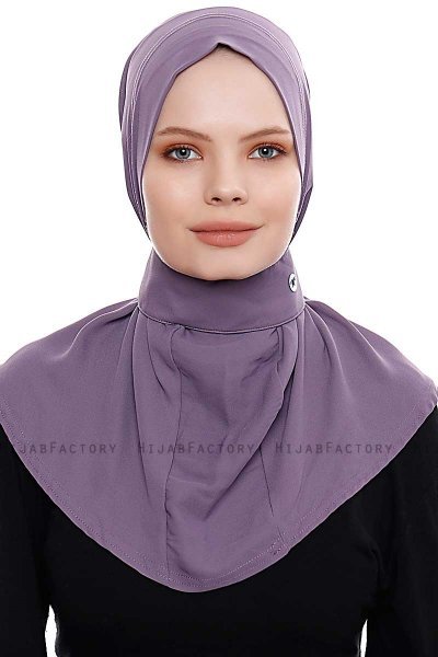 Narin - Pruim Praktisch One Piece Crepe Hijab