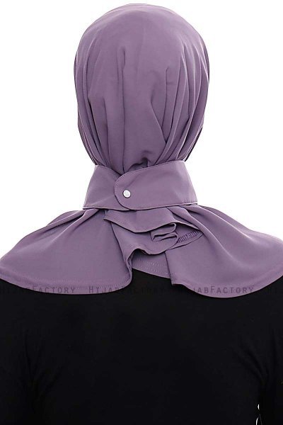 Narin - Pruim Praktisch One Piece Crepe Hijab