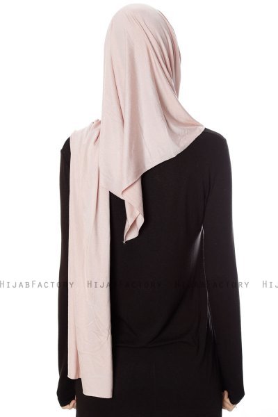 Naz - Oudroze & Licht Taupe Praktisch One Piece Hijab - Ecardin