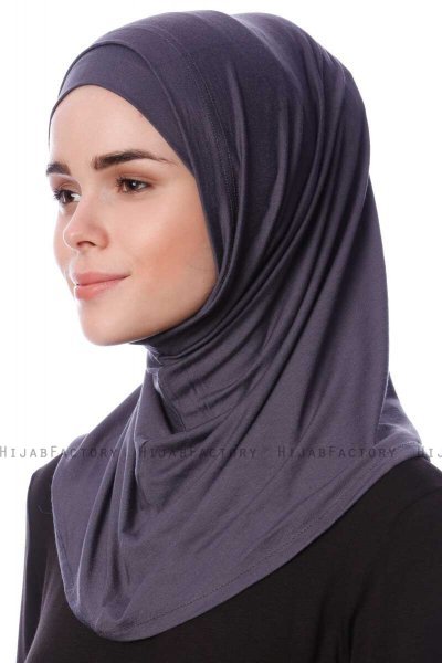 Nehir - Donker Grijs 2-Piece Al Amira Hijab