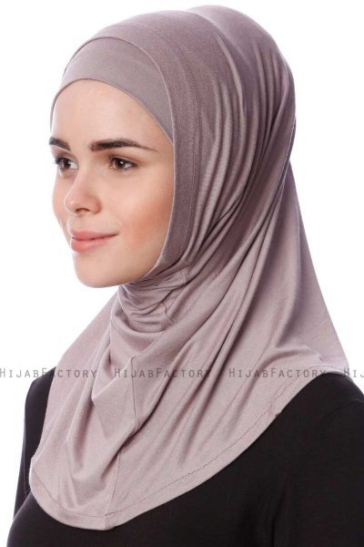 Nehir - Steen Grijs 2-Piece Al Amira Hijab
