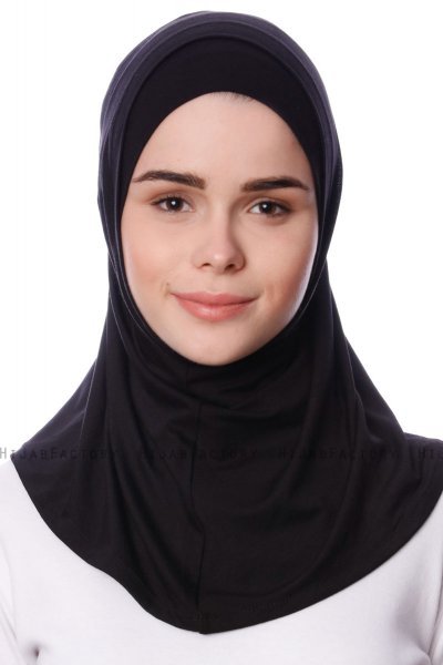 Nehir - Zwarte 2-Piece Al Amira Hijab
