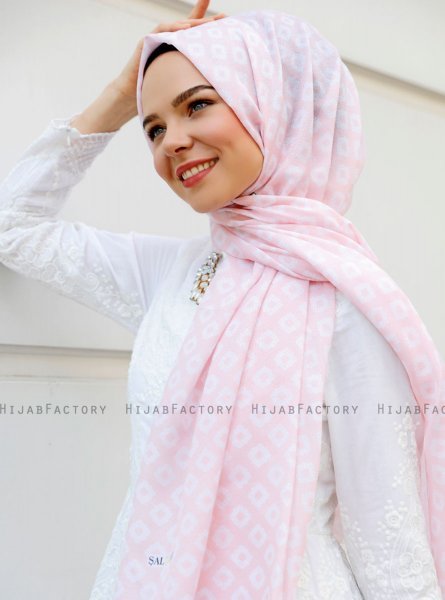 Nesrin - Roze Gevormde hijab - Sal Evi
