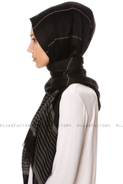 Nihal - Zwart Hijab - Özsoy