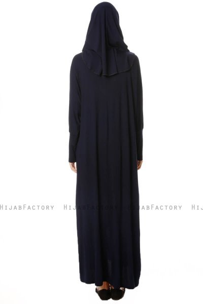 Nisa - Marineblauw Gebedsjurk - Miss Halima