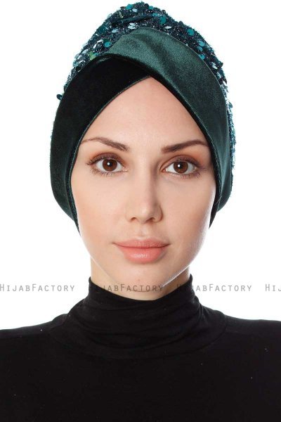 Nurten - Donkergroen Turban