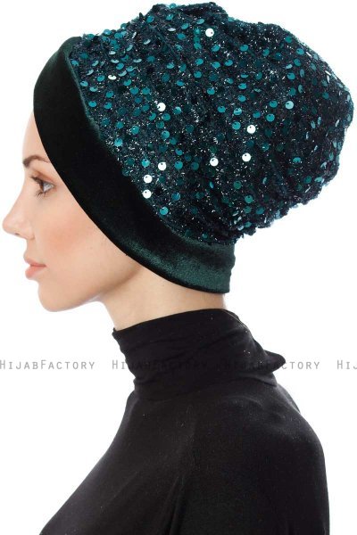 Nurten - Donkergroen Turban