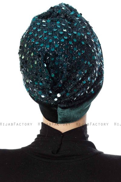 Nurten - Donkergroen Turban