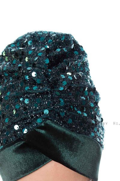 Nurten - Donkergroen Turban