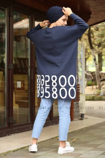 Nylah - Marineblauw Tuniek - Lysa Studio