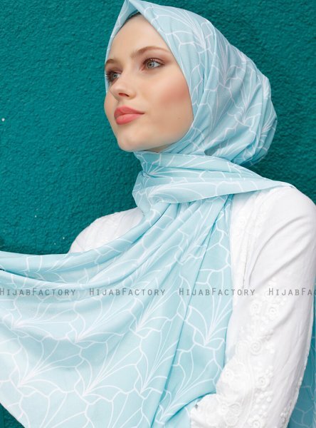 Pariza - Licht Groen Gevormde Hijab